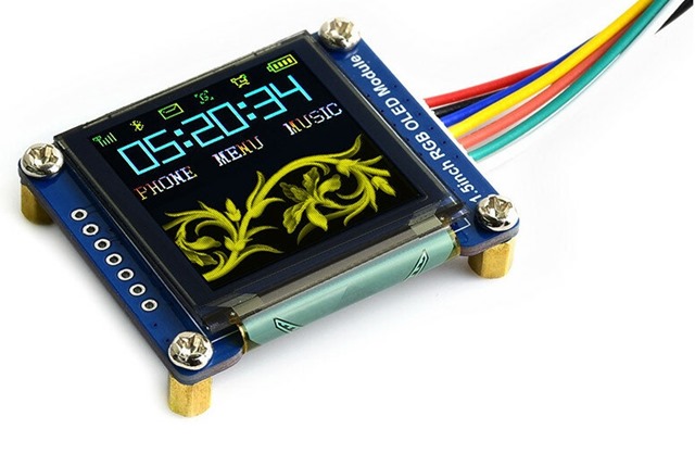 Finally a Bigger OLED display to use with an Arduino – 128×128 1.5 inch